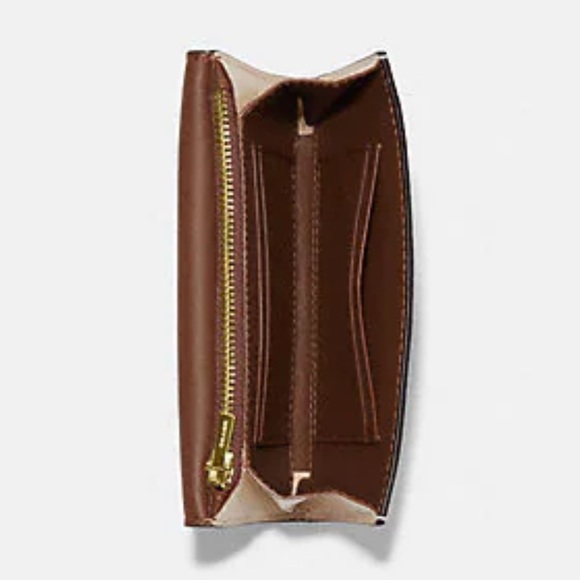 Unique luxury COACH Kleo Wallet In Colorblock 🔥🧡 - Picture 3 of 8